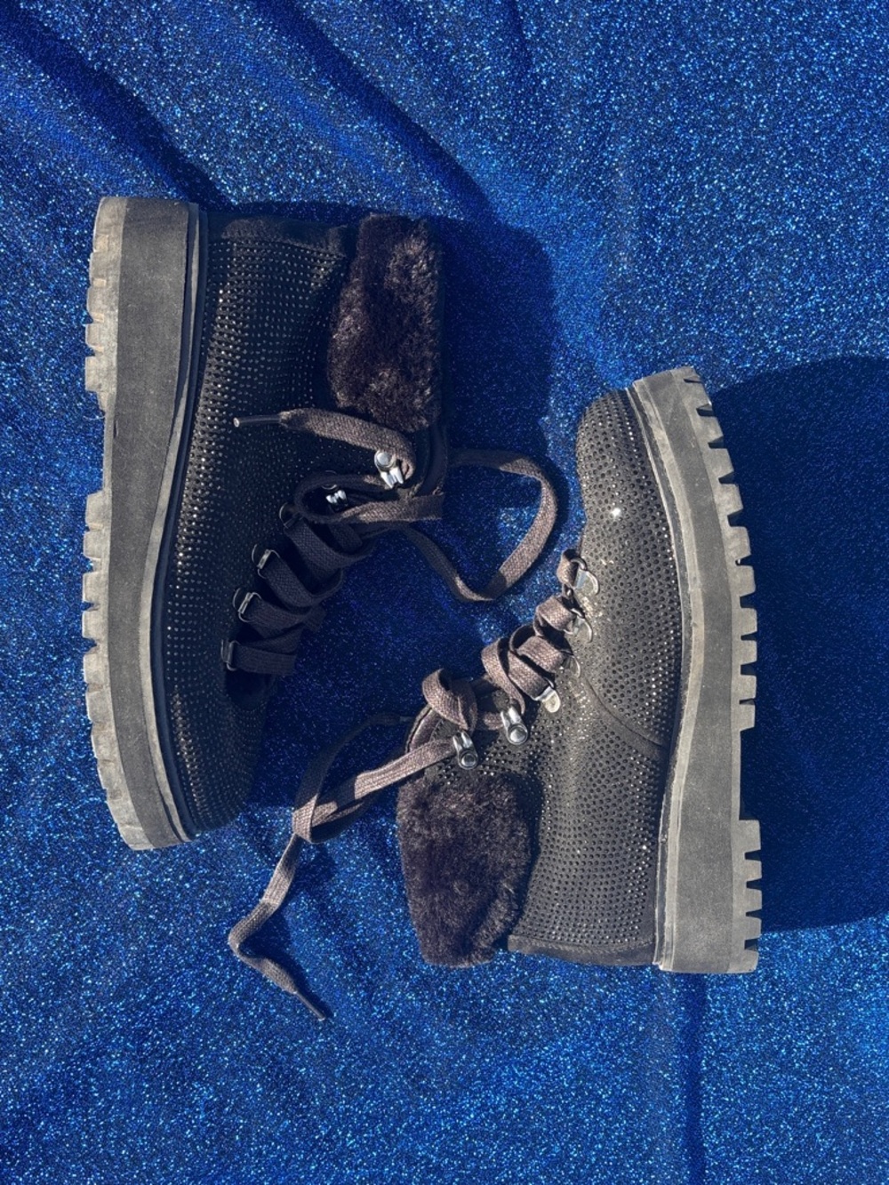 Skechers Black Combat Boots